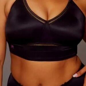 Ruby Ribbon Black Bralette